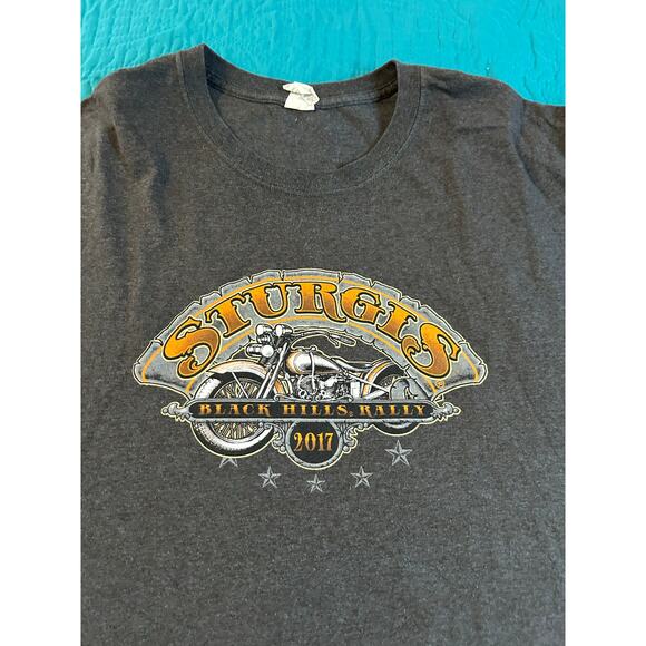 Sturgis Black Hills Rally 2017 Men's Size 3XL T-Shirt 77th Motorcycle Rally - Picture 3 of 5